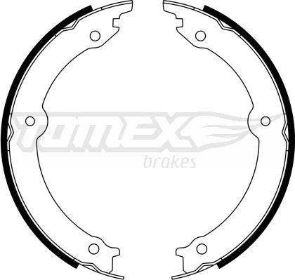 TOMEX brakes TX 23-33 - Комплект гальм, ручник, парковка autozip.com.ua