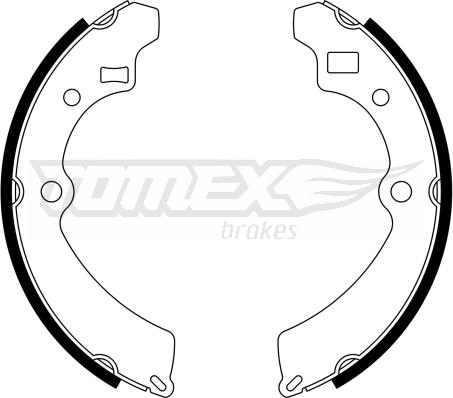 TOMEX brakes TX 23-32 - Комплект гальм, барабанний механізм autozip.com.ua