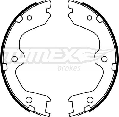 TOMEX brakes TX 22-93 - Комплект гальм, барабанний механізм autozip.com.ua