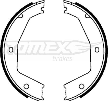 TOMEX brakes TX 22-44 - Комплект гальм, барабанний механізм autozip.com.ua