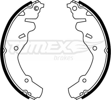 TOMEX brakes TX 22-42 - Комплект гальм, барабанний механізм autozip.com.ua