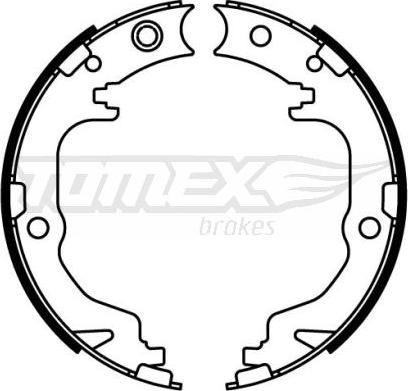 TOMEX brakes TX 22-60 - Комплект гальм, барабанний механізм autozip.com.ua