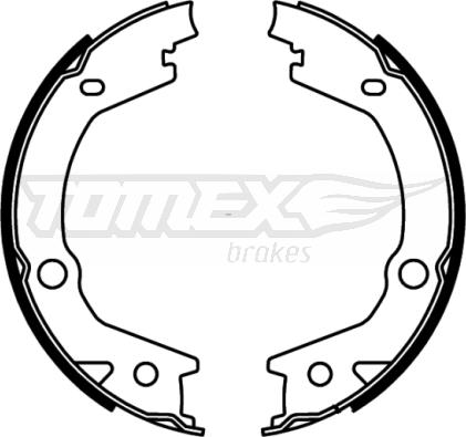 TOMEX brakes TX 22-68 - Комплект гальм, барабанний механізм autozip.com.ua