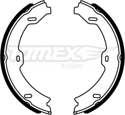 TOMEX brakes TX 22-14 - Комплект гальм, барабанний механізм autozip.com.ua