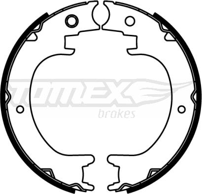TOMEX brakes TX 22-86 - Комплект гальм, ручник, парковка autozip.com.ua