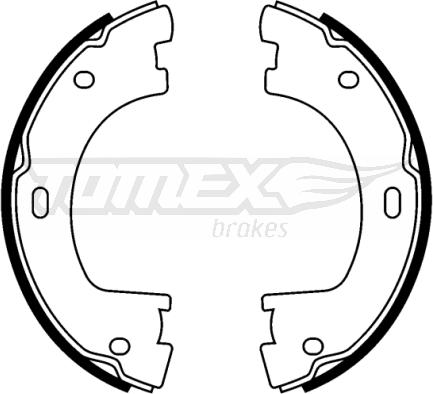 TOMEX brakes TX 22-83 - Комплект гальм, барабанний механізм autozip.com.ua