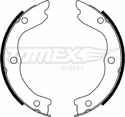 TOMEX brakes TX 22-30 - Комплект гальм, барабанний механізм autozip.com.ua