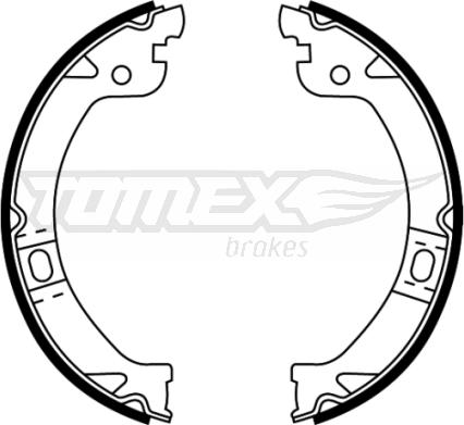 TOMEX brakes TX 22-26 - Комплект гальм, барабанний механізм autozip.com.ua