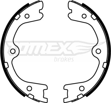 TOMEX brakes TX 22-23 - Комплект гальм, барабанний механізм autozip.com.ua