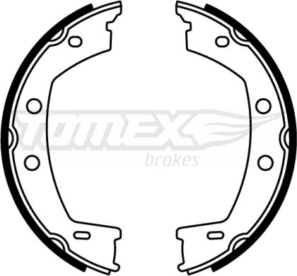 TOMEX brakes TX 22-79 - Комплект гальм, барабанний механізм autozip.com.ua