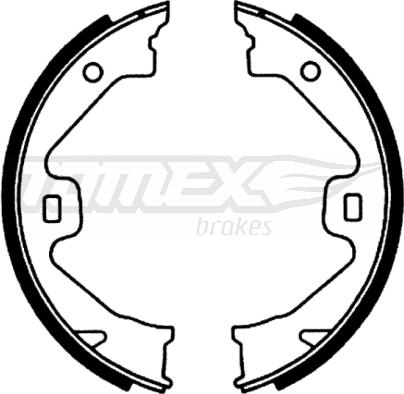 TOMEX brakes TX 22-70 - Комплект гальм, барабанний механізм autozip.com.ua