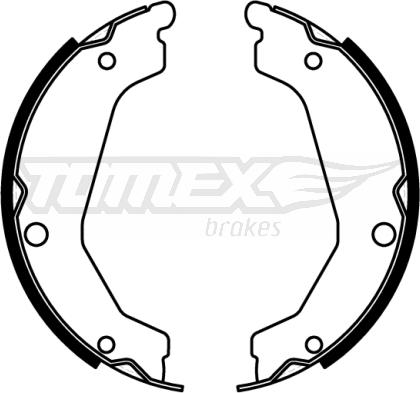 TOMEX brakes TX 22-78 - Комплект гальм, барабанний механізм autozip.com.ua