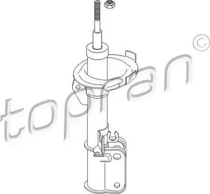 Topran 401989 - Амортизатор autozip.com.ua