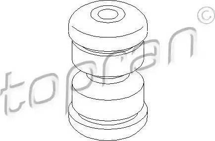 Topran 401 695 - Сайлентблок, важеля підвіски колеса autozip.com.ua