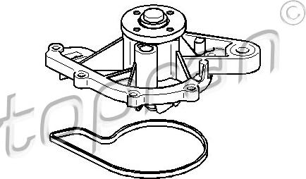 Topran 407 922 - Водяний насос autozip.com.ua