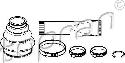 Topran 500 585 - Пильник, приводний вал autozip.com.ua