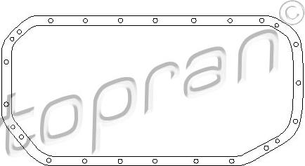 Topran 500 777 - Прокладка, масляна ванна autozip.com.ua