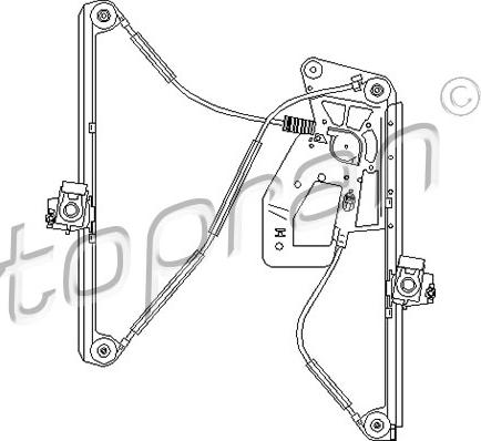 Topran 501 826 - Підйомний пристрій для вікон autozip.com.ua