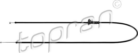 Topran 503 950 - Тросик замка капота autozip.com.ua