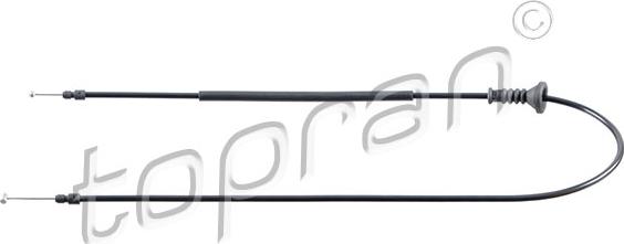 Topran 503 952 - Тросик замка капота autozip.com.ua