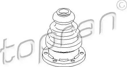 Topran 109 249 - Пильник, приводний вал autozip.com.ua