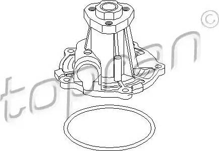 Topran 100 314 - Водяний насос autozip.com.ua