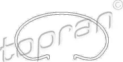 Topran 101 042 - Бортове кільце, диск зчеплення autozip.com.ua