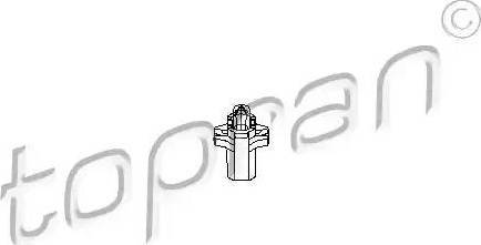 Topran 103 628 - Лампа розжарювання, освітлення щитка приладів autozip.com.ua