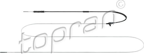 Topran 103 300 - Тросик газу autozip.com.ua
