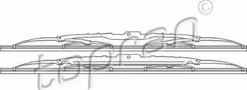 Topran 102 980 - Щітка склоочисника autozip.com.ua