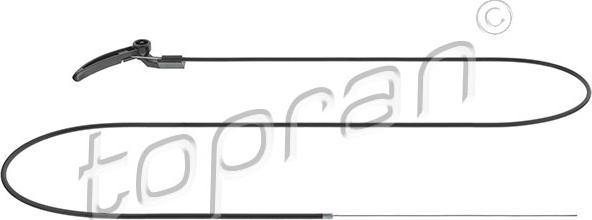 Topran 102 655 - Тросик замка капота autozip.com.ua