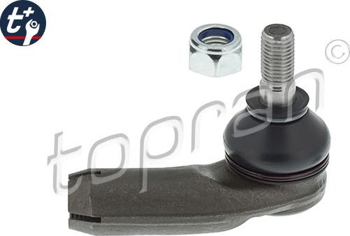 Topran 107 512 - Наконечник рульової тяги, кульовий шарнір autozip.com.ua