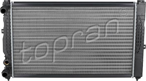 Topran 107 151 - Радіатор, охолодження двигуна autozip.com.ua