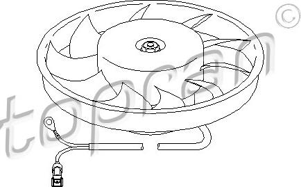 Topran 107 713 - Вентилятор, охолодження двигуна autozip.com.ua