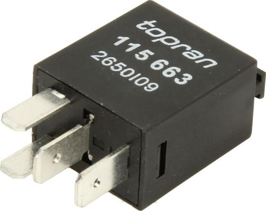 Topran 115 663 - Реле, робочий струм autozip.com.ua