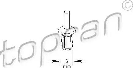 Topran 111 110 - Розпірна заклепка autozip.com.ua