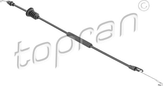 Topran 118 368 - Трос, замок дверей autozip.com.ua