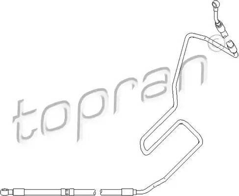 Topran 113 357 - Гідравлічний шланг, рульове управління autozip.com.ua