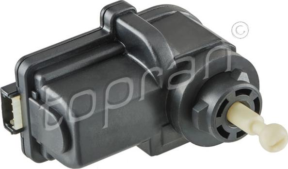 Topran 304 272 - Регулювальний елемент, регулювання кута нахилу фар autozip.com.ua