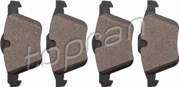 Topran 305 603 - Гальмівні колодки, дискові гальма autozip.com.ua