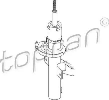 Topran 301950 - Амортизатор autozip.com.ua