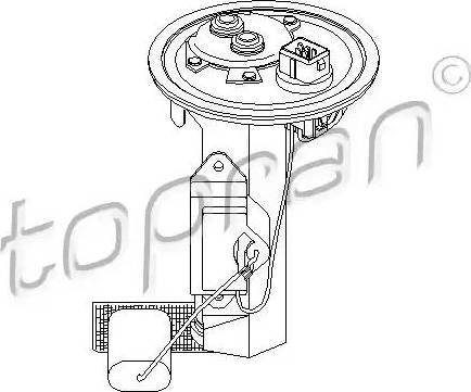 Topran 302 668 - Модуль паливного насоса autozip.com.ua