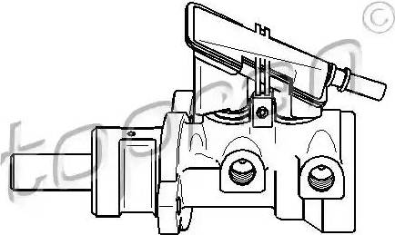 Topran 302 035 - Головний гальмівний циліндр autozip.com.ua