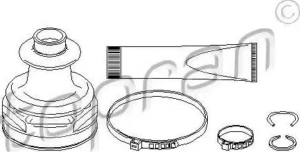 Topran 302 384 - Пильник, приводний вал autozip.com.ua