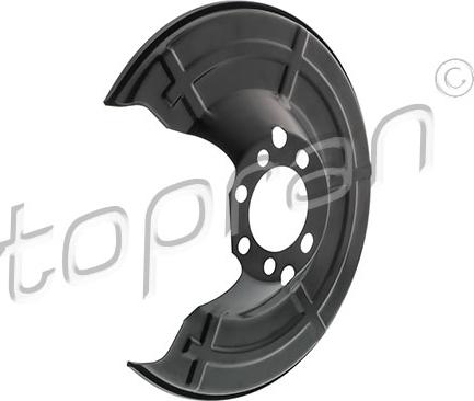 Topran 209 210 - Відбивач, диск гальмівного механізму autozip.com.ua