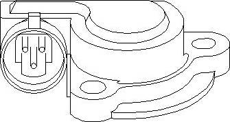 Topran 205 629 756 - Датчик, положення дросельної заслінки autozip.com.ua