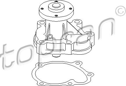 Topran 205 226 - Водяний насос autozip.com.ua