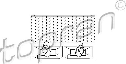 Topran 205 792 - Теплообмінник, опалення салону autozip.com.ua
