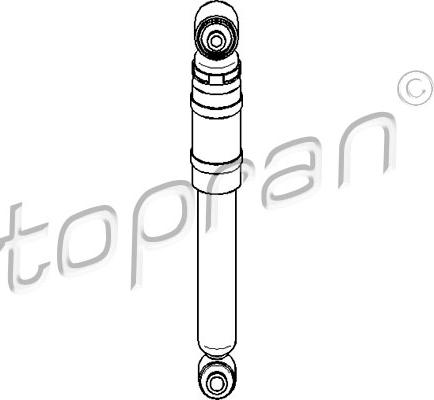Topran 206 060 - Амортизатор autozip.com.ua