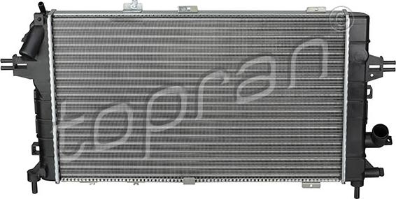 Topran 207 810 - Радіатор, охолодження двигуна autozip.com.ua